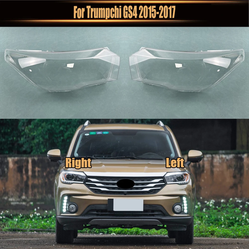 

For Trumpchi GS4 2015 2016 2017 Car Headlight Cover Lampcover Lampshade Lamp Glass Lens Case Auto Light Caps