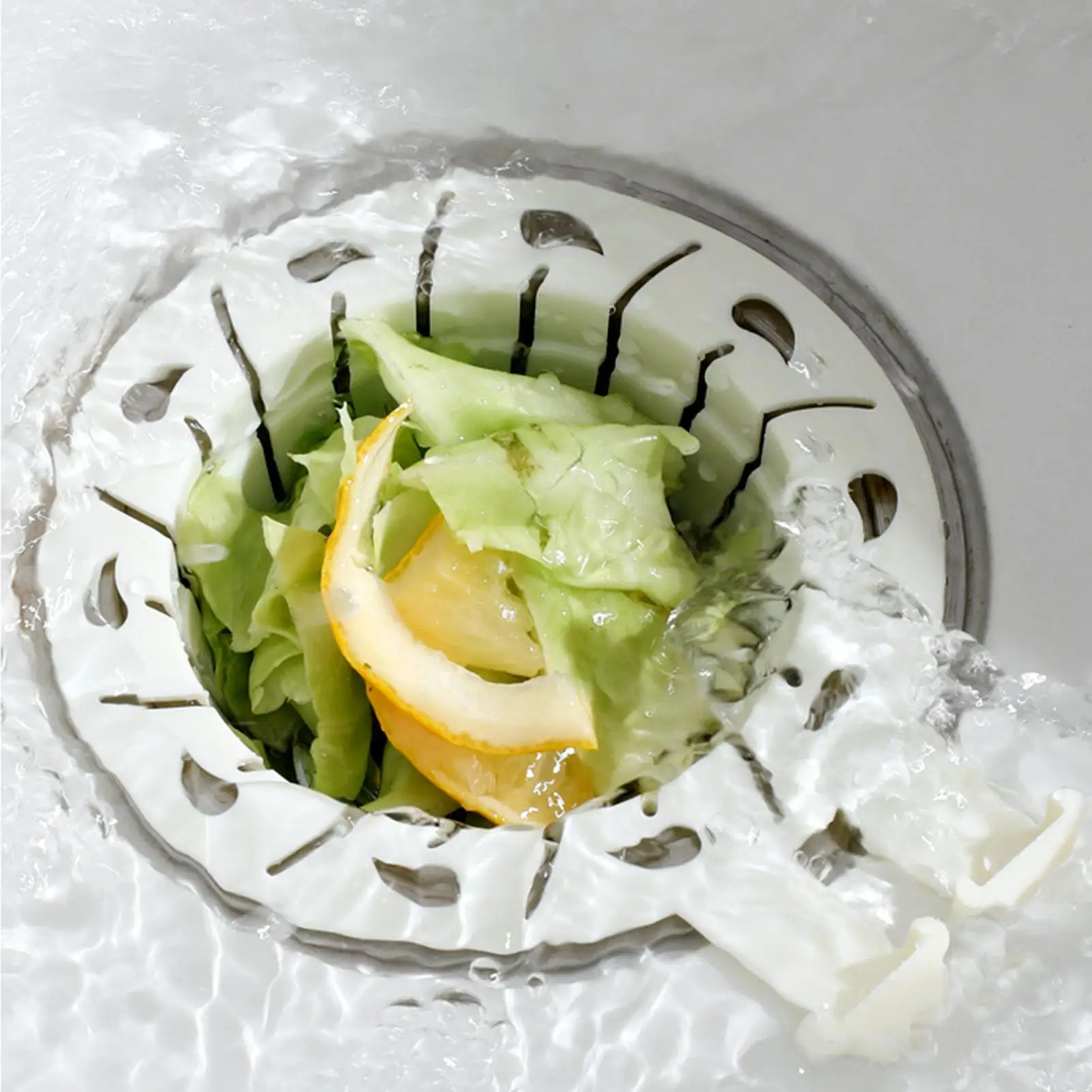 

Sink Drain Strainer Space-Saving Waste Storage Sink Strainer Basket For Food Waste For Home Rental House Restaurant Leftovers