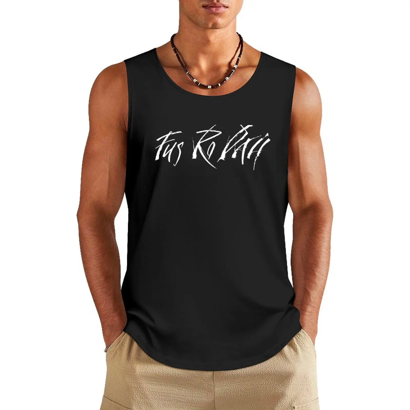 

Fus Ro Dah Tank Top fitness muscle t-shirt bodybuilding men