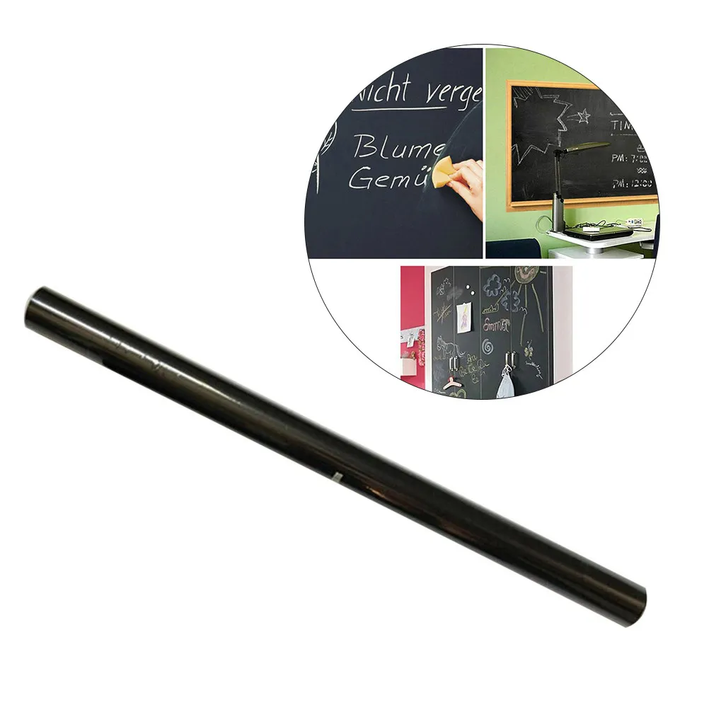 Blackboard Sticker Peel Stick Eco-Friendly Chalkboard Paper 40x18 for Wall Art Teaching Reusable Blackboard Decal