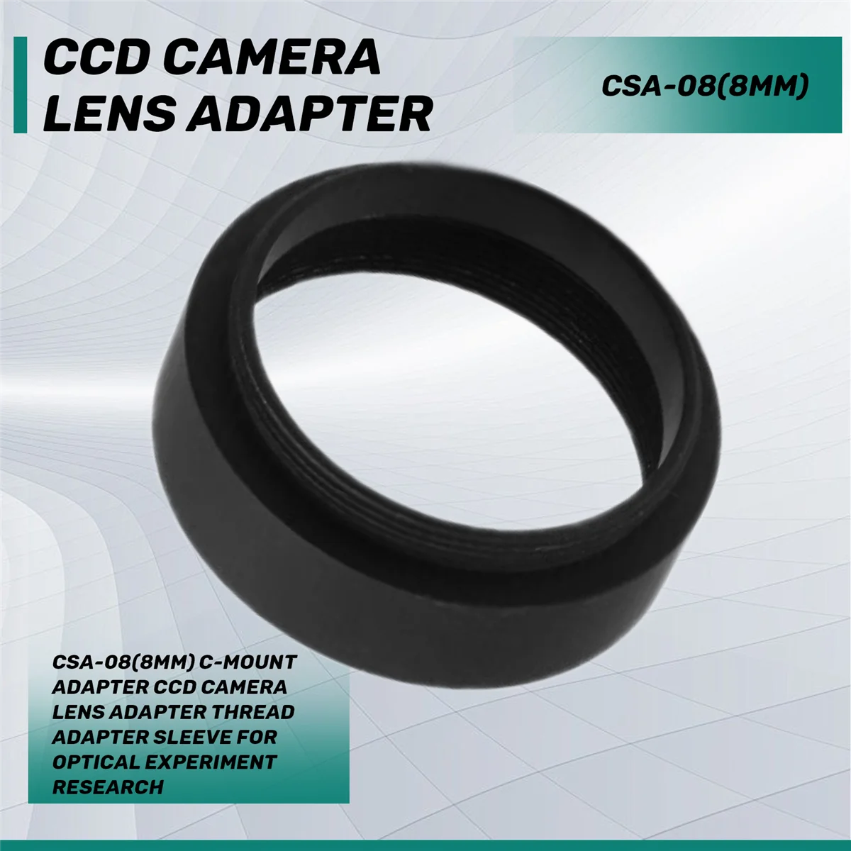 ABNJ -08(8mm) C-Mount Adapter Lens Adapter Thread Adapter Sleeve for Optical Experiment Research
