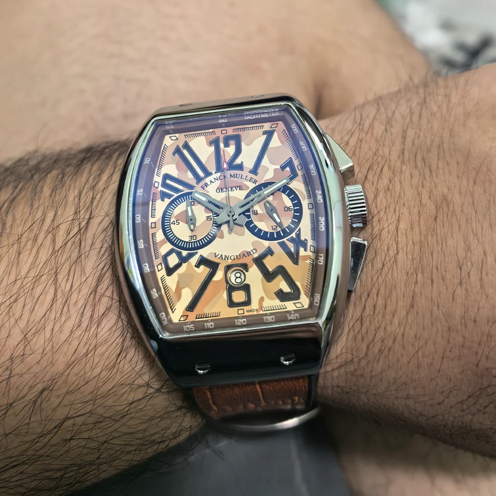 

Nice FRANCK MULLER Brand Geneva Watches For Mens Multifunction Chronograph WristWatch Fashion Business Sports AAA Male Clocks