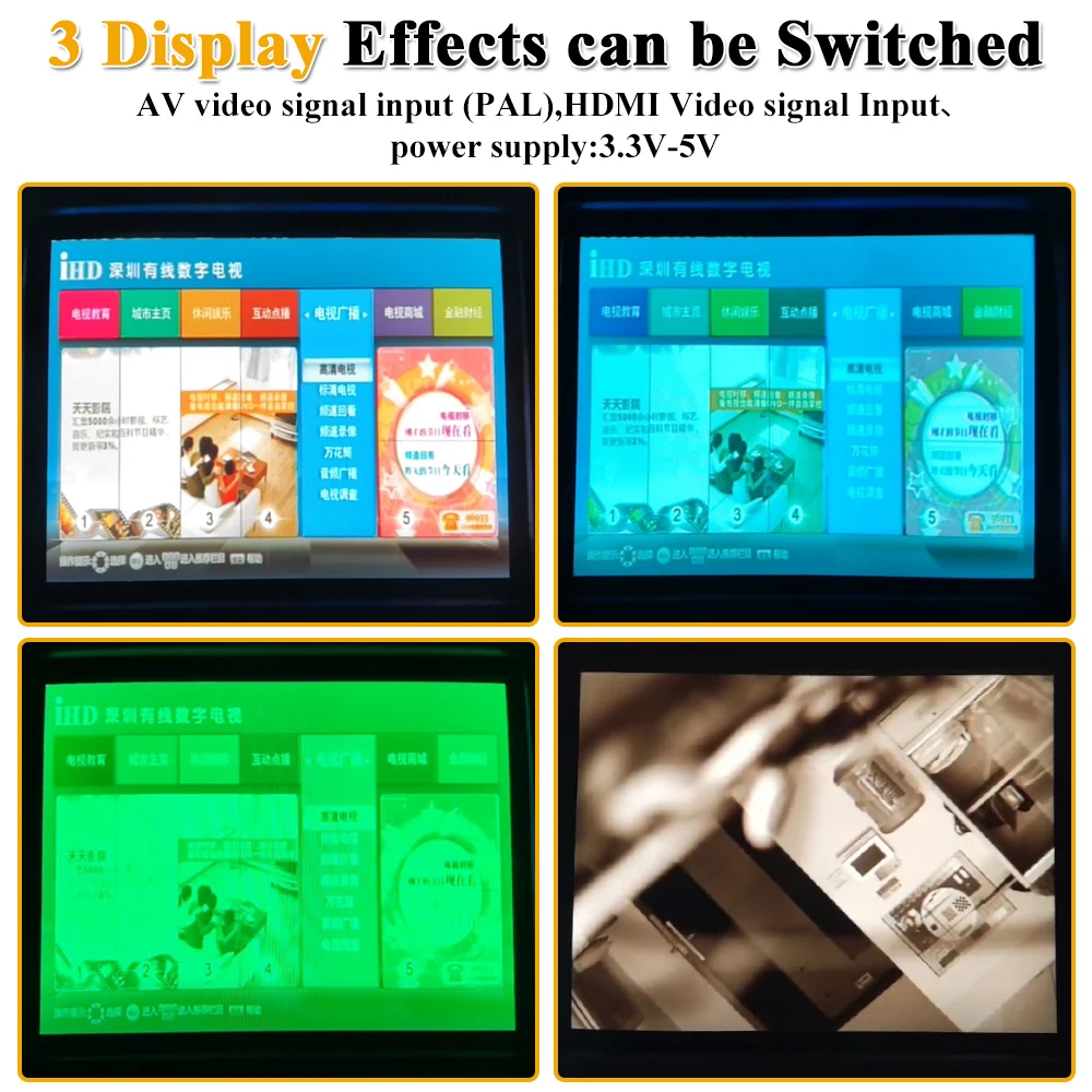 0.39 Inch OLED Display Viewfinder 1024*768 for FPV Drone Aerial Photography Thermal Imaging Night Vision Device Micro AV HDMI