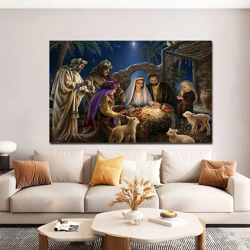 VIKAMA Napoleon Horse Riding Oil Painting Wall Tapestry Classic Art History Room Home Decor Charming Soft Durable Cozy Aesthetic