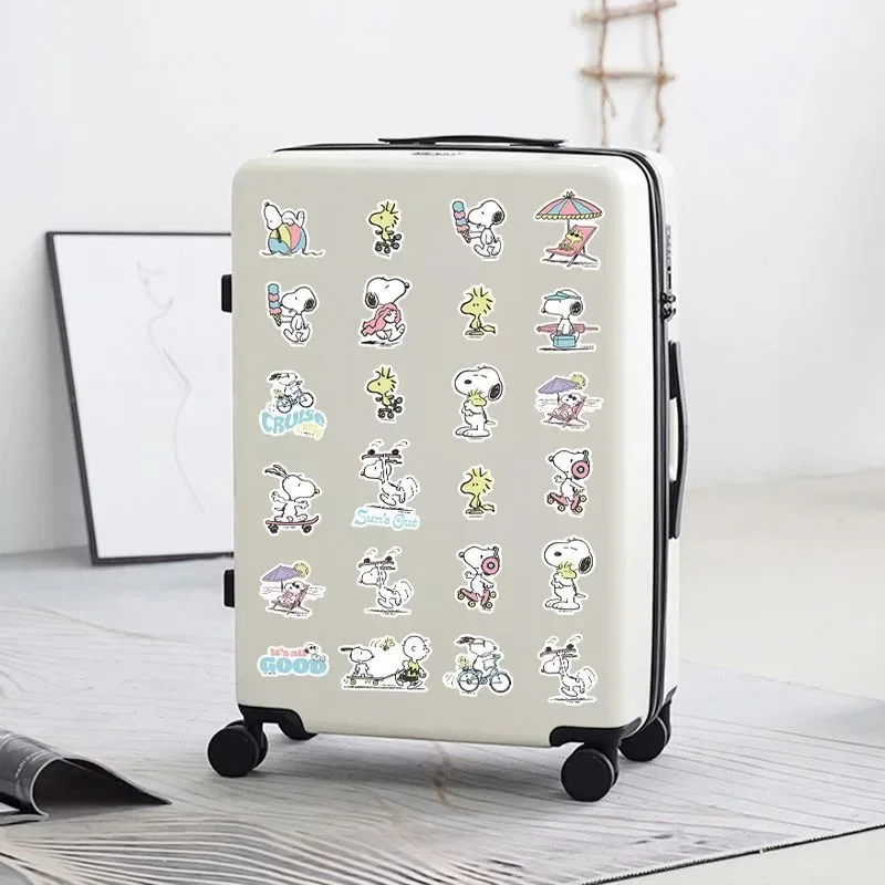 50 قطعة الكرتون سنوبي خربش حقيبة دفتر خوذة كوب ماء الجدول الأطفال الإبداعية ملصقات الزخرفية للماء #4