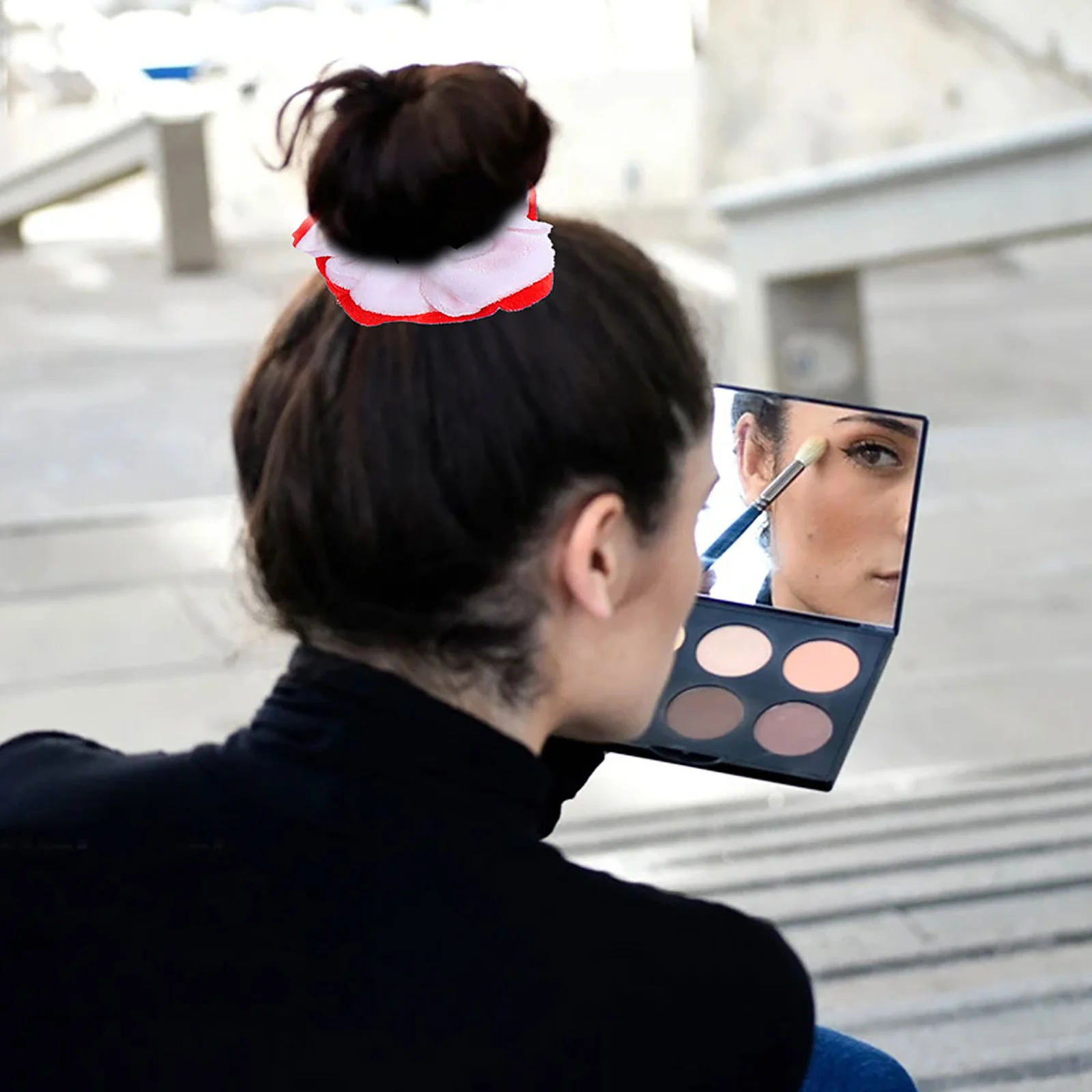 

6pcs Christmas Ropes Cute Cartoon Scrunchies For Adults Holiday Party Hair Ties Elastic Bands Xmas Accessories Hair Care