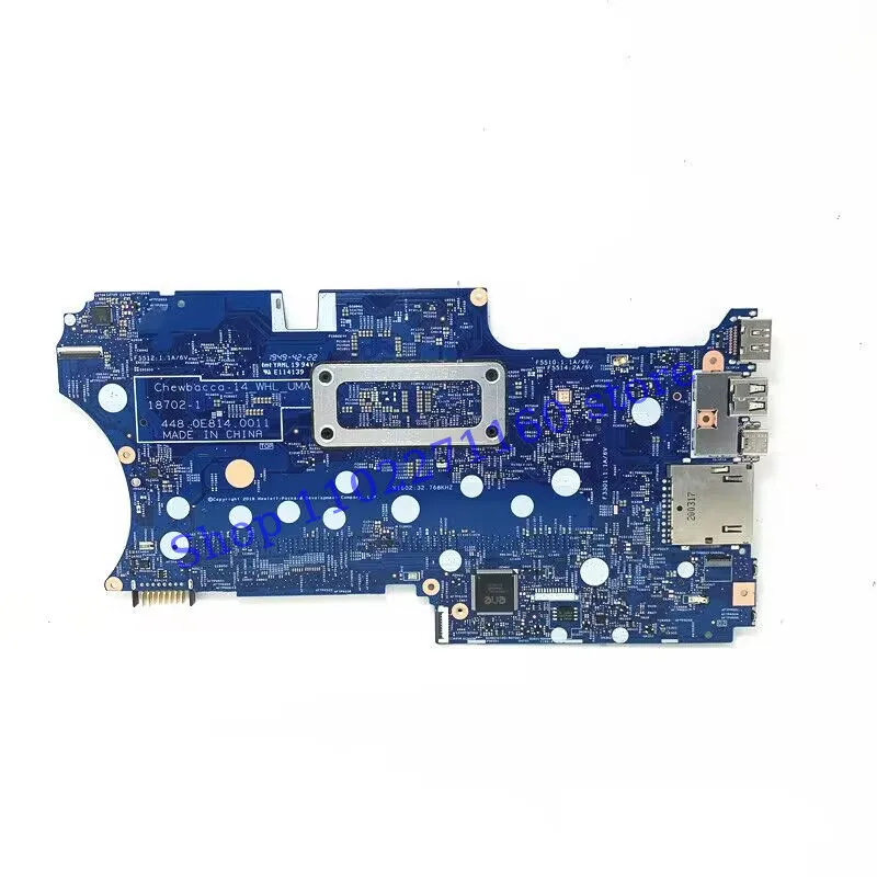 L36455-001 L36455-601 L37630-001 For HP 14-CD With SRFFX I5-8265U CPU 18702-1 Laptop Motherboard 448.0E814.0011 100% Tested Good