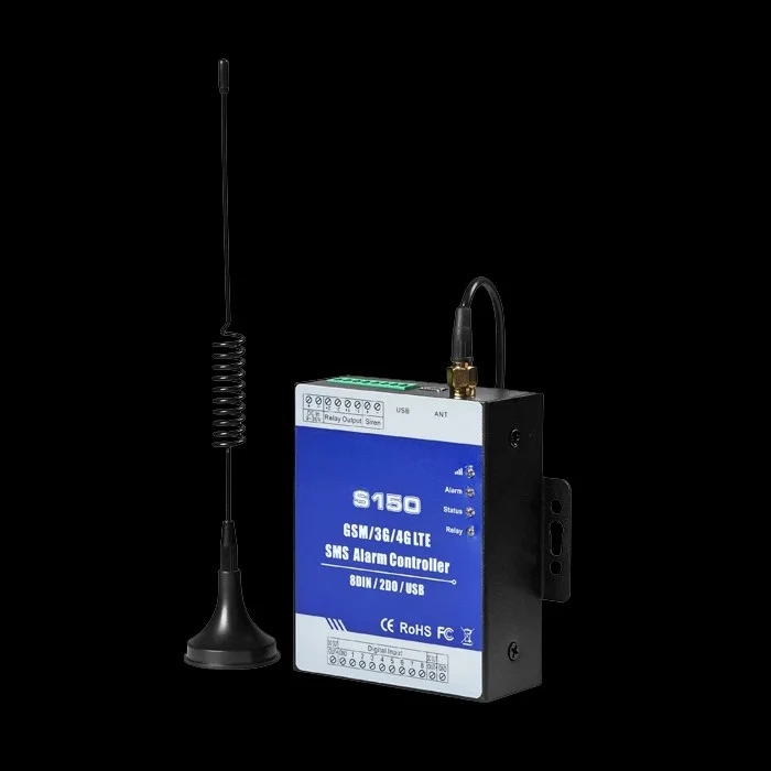 

Wireless 4G Water Tank Pool Water Level Alarm For Water Leakage Application With 8DIN 2DO USB