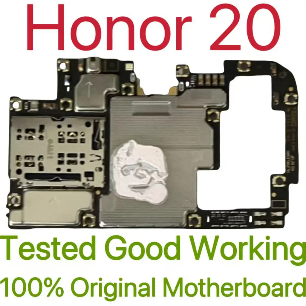Global Version Original Unlocked Motherboard for Honor 20 Good Work Fully Tested Circuit Plate Main Logic Board for Honor 20