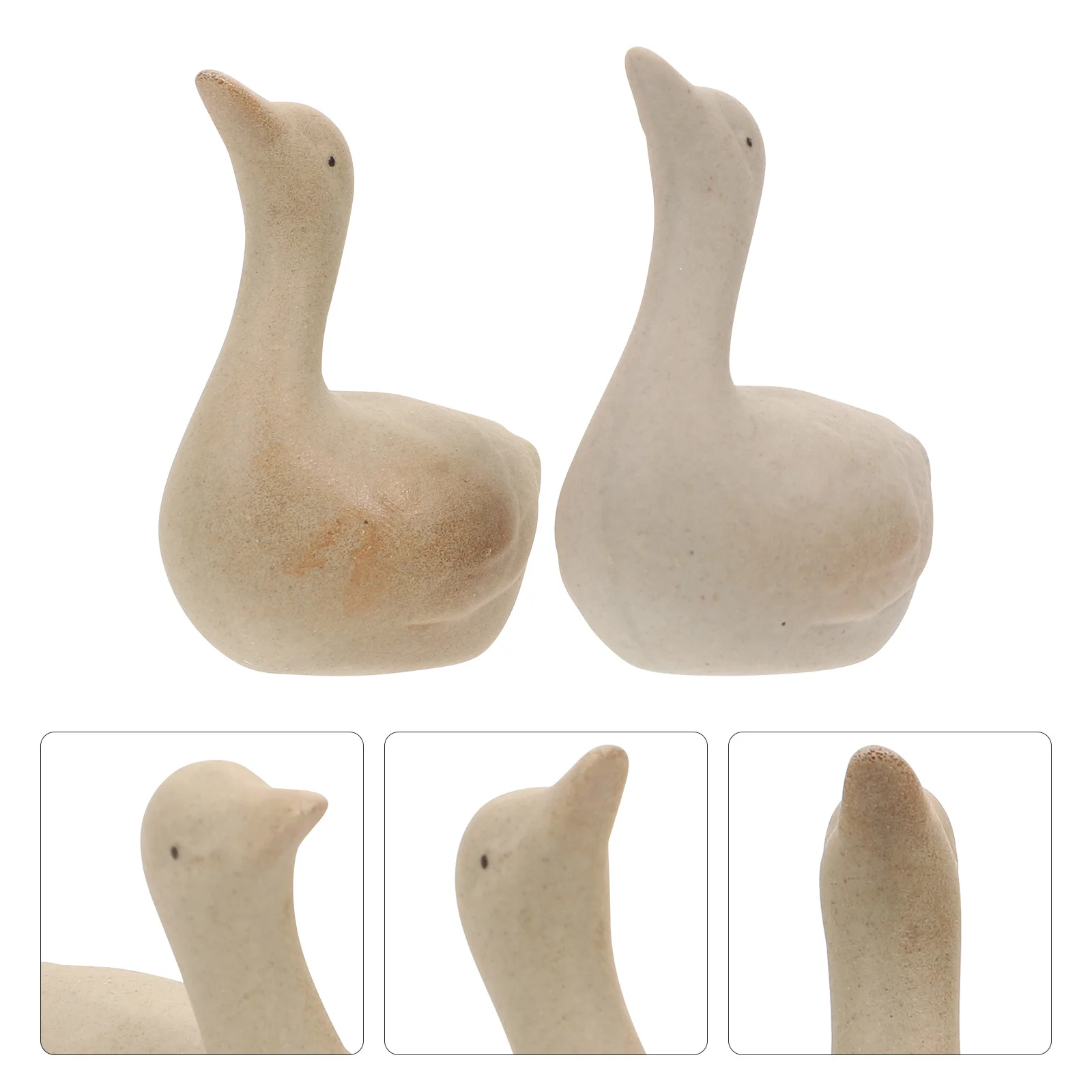 

2 Pcs Pet Adornment Animal Ornaments Happy and Fun Decoration Flower Pot Flowerpot Decorative Accessory