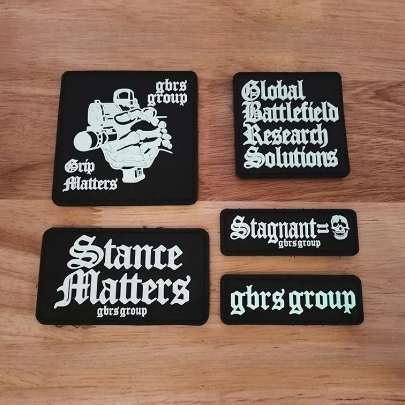 OurWorkshop GBRS Group 5-piece Replica PVC Hook&loop Patches for Clothing Morale Badge on Backpack Hat Sticker
