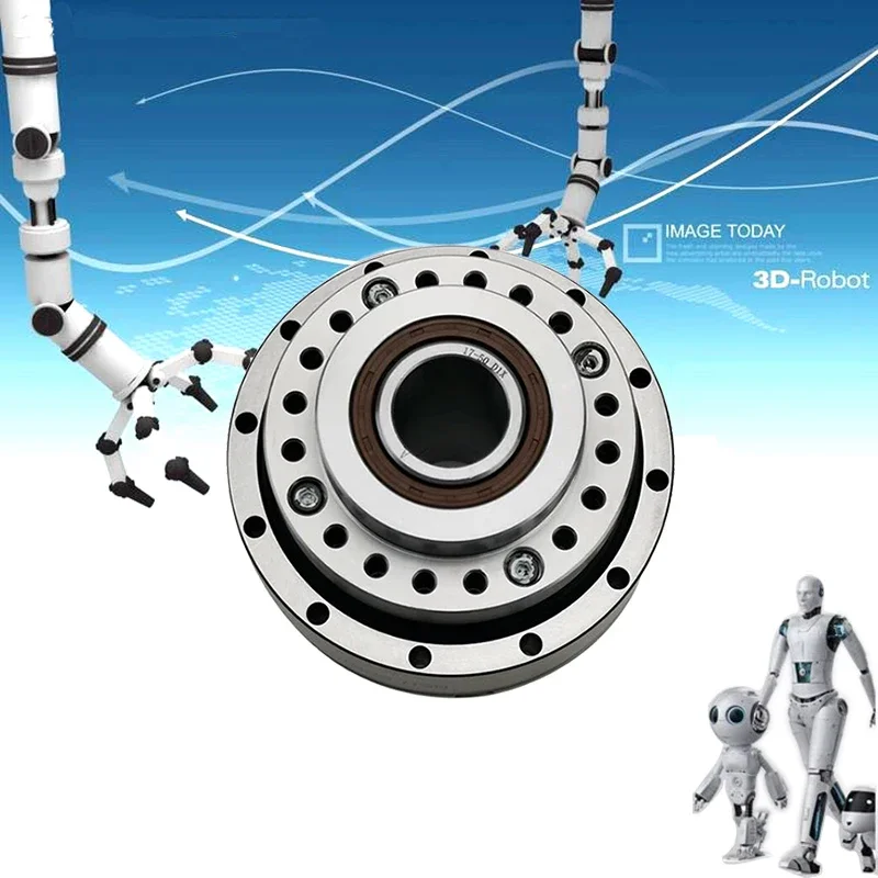 High Precision Harmonic Reducer Hollow Harmonic Gear Drive Stepper Servo Motor 30 Arcsec Harmonic Gearbox for CNC Robot