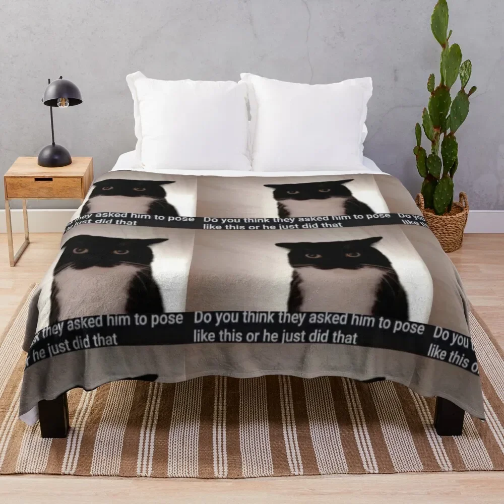 

Unico Uni funny cat that is so ears Throw Blanket Custom Kid'S Luxury Designer Blankets