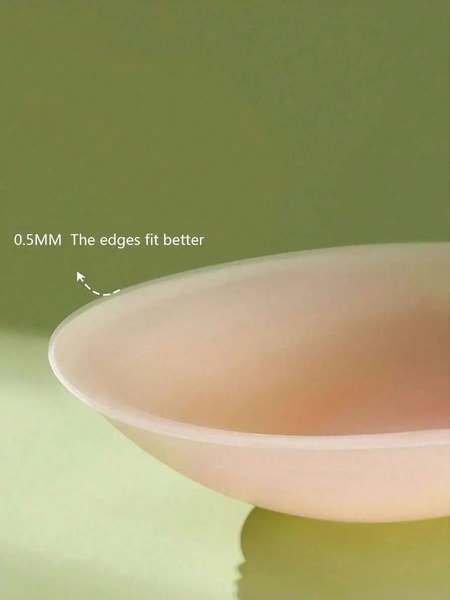 Womens Silicone Adhesive Bra Thin Padded Push-Up Petals For Daily Wear