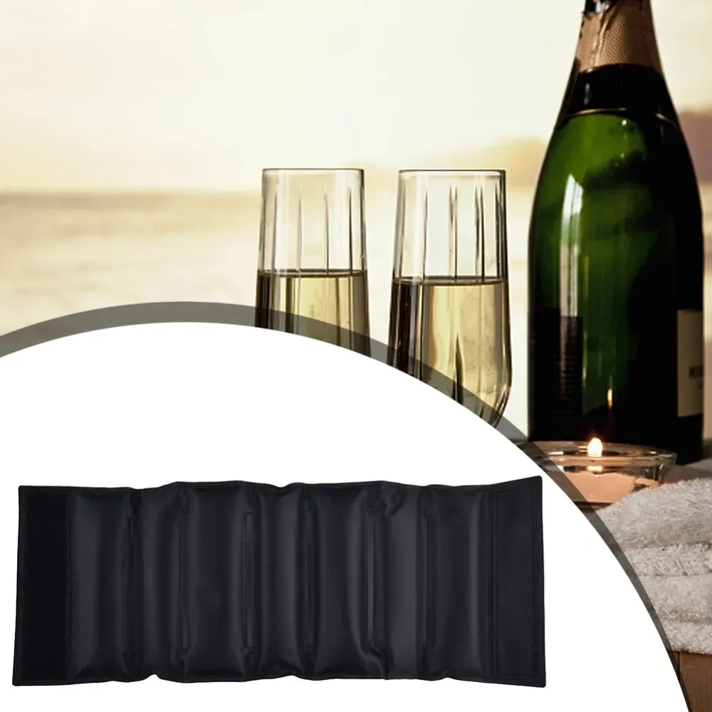 1pcs Wine Ice Pack Gel Cooled Ice Pack Wine Bottle Hot Water Pack Picnic Cold PVC Ice Wine Set Hot and Cold Ice Pack Cooler