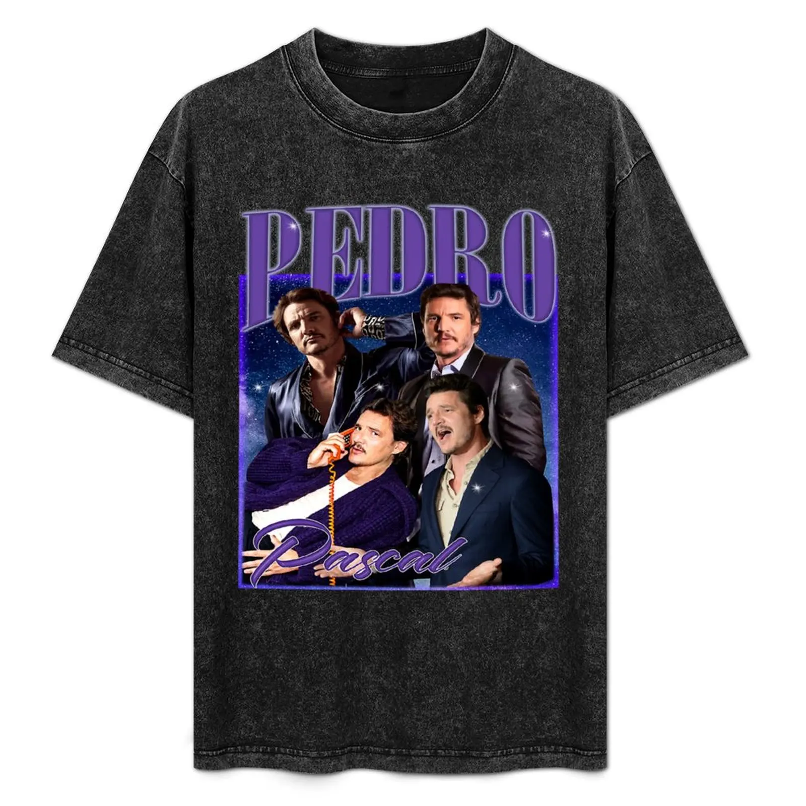

Vintage Pedro Pascal T-Shirt summer top cheap stuff cotton man t-shirts animal prinfor boys mens graphic t-shirts anime