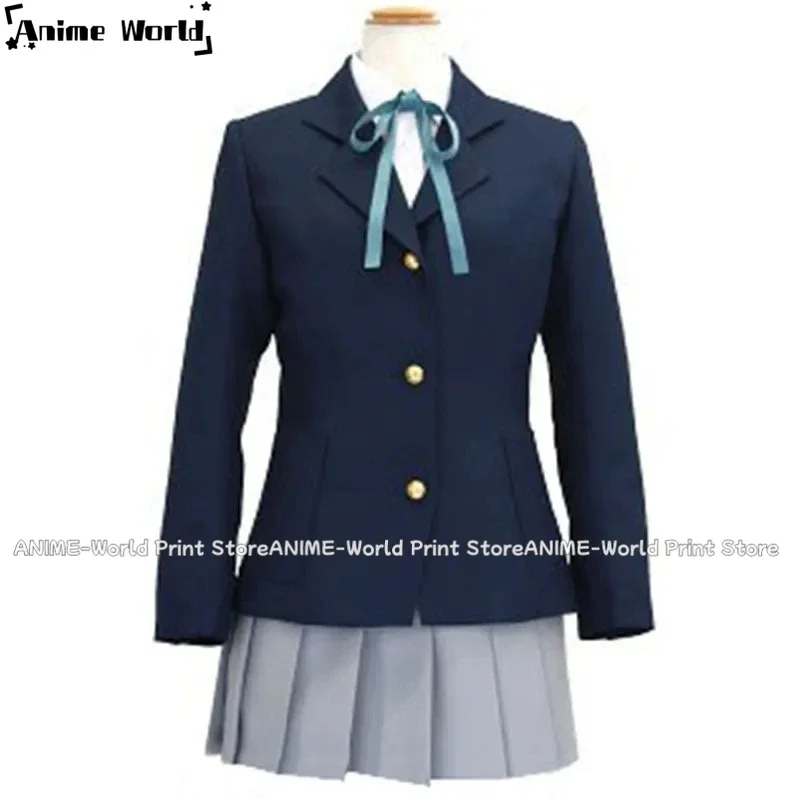 《Custom Size》Anime K-On Yui Hirasawa School Uniform Cosplay Costume Any Size