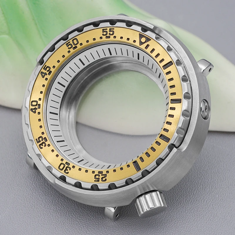 

Tuna Can Watch Case Sapphire Crystal Transparent Case Back NH35 Case Compatible NH35 NH36 4R35 7S26 Movements 28.5mm Dial Case