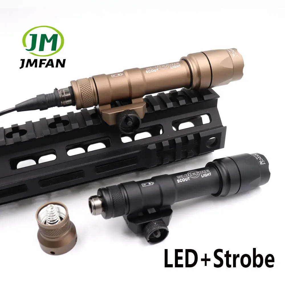 Airsoft Surefir M600C Weapon Tactical Scout Light LED 360 LumenTactical Rifle Flashlight with Strobe Flashlight Function