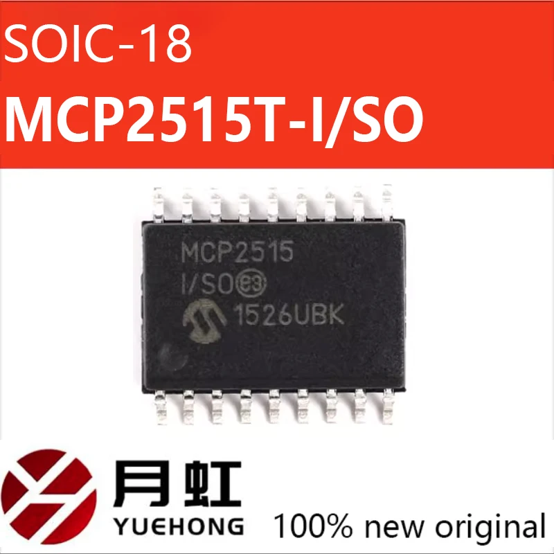 

Original genuine MCP2515T-I/SO SOP-18 chip CAN bus controller SPI