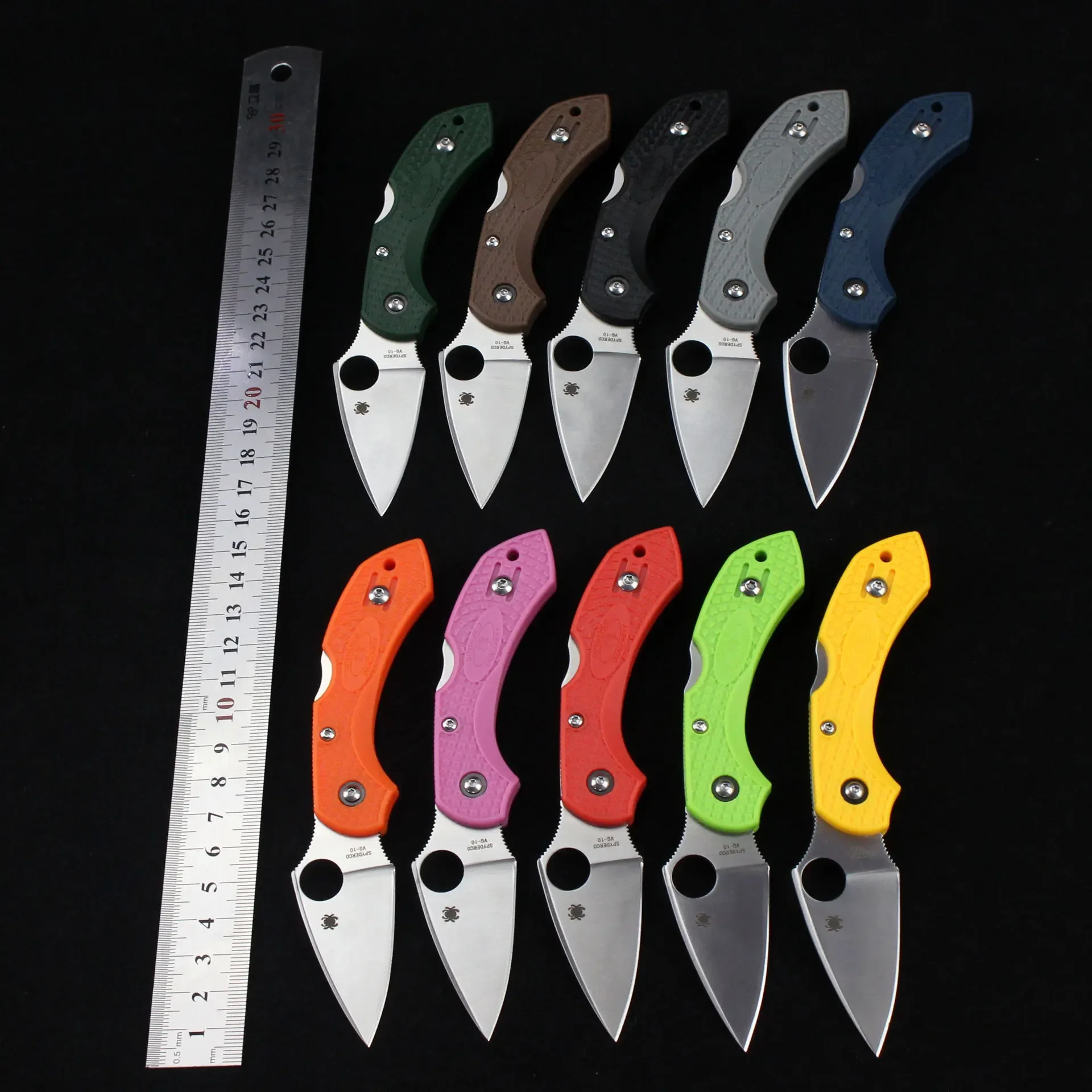 Camping Tactical Knife Outdoor Portable Nylon Fiber Handle Folding Knife Compact, Exquisite, Sharp, Hard, Multiple Colors