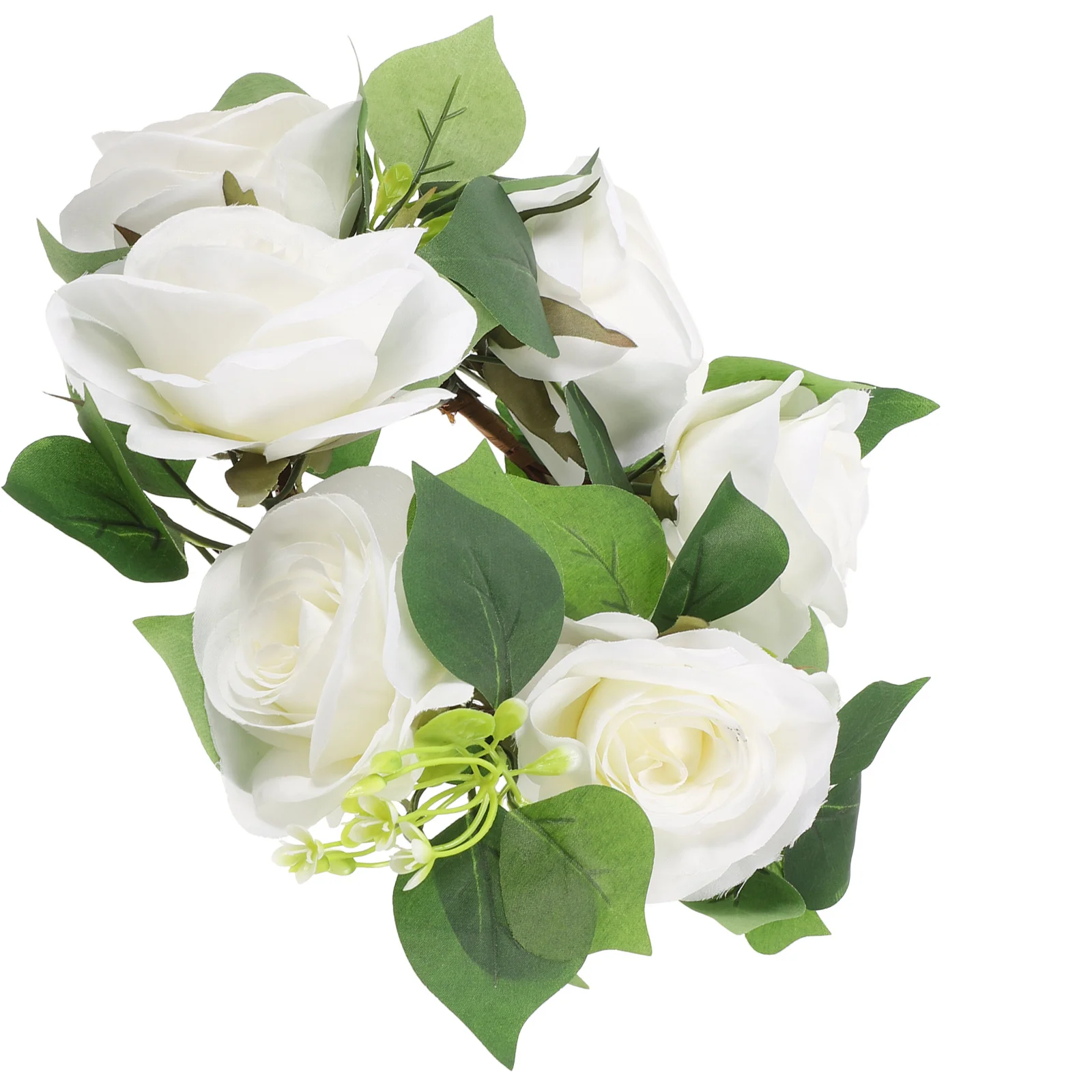 

Artificial Eucalyptus Wreath Wedding Party Table Decoration Floral Centerpiece Winter Ring Decorative Flower