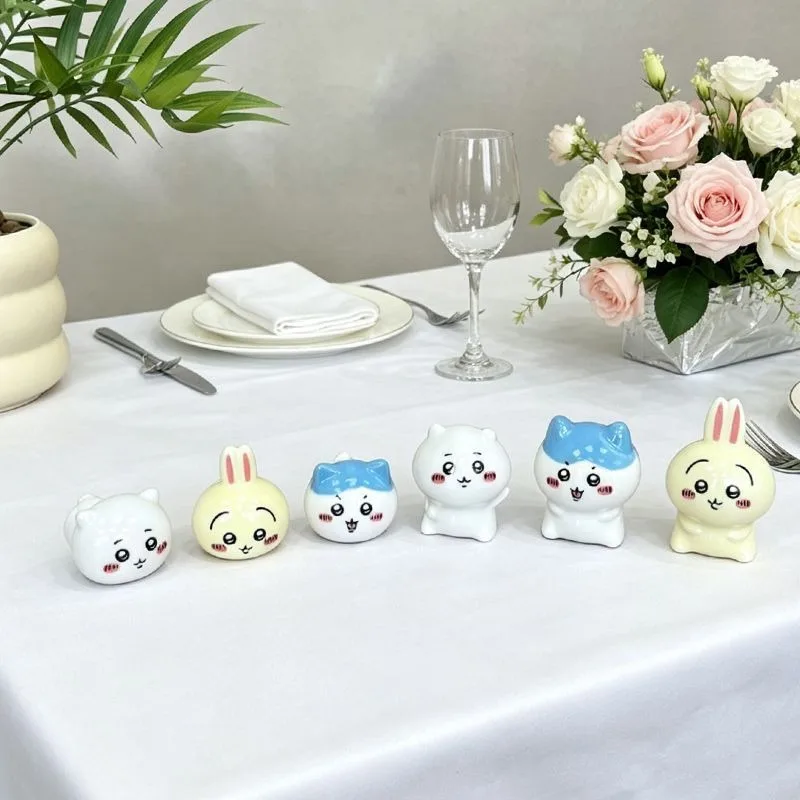 Hot Chiikawa Ceramic Chopstick Holder Kawaii Chopstick Rest Tableware Decor Reusable Dining Accessory for Home Kitchen 2026 New view 5
