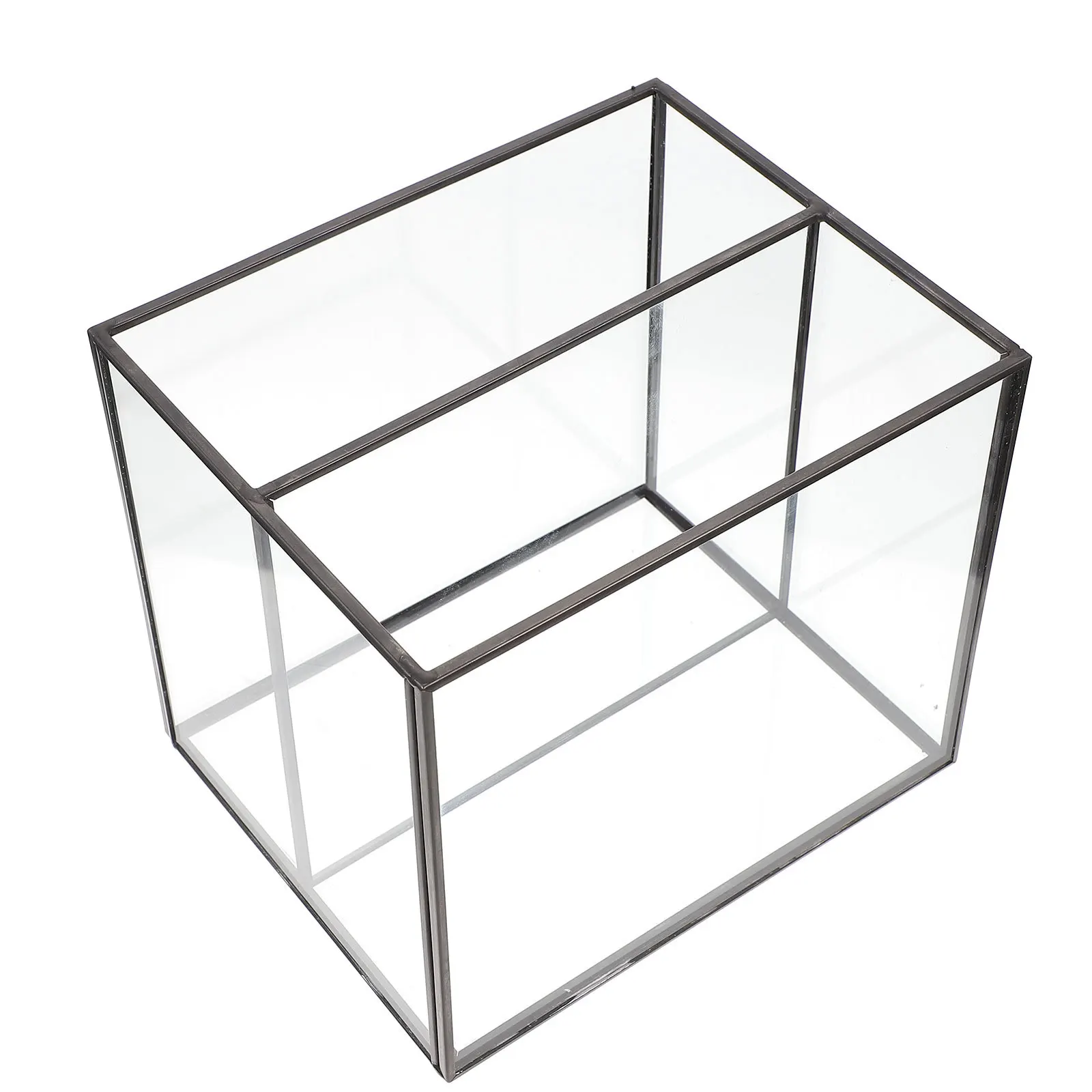 

1Pcs Cosmetics Storage Box Premium Brass Glass Multipurpose Jewelry Organizer Desktop Sundries Holder Makeup Organizing Case