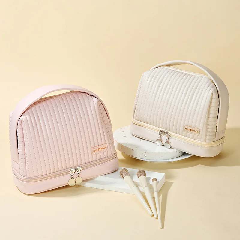 

Cute Girls Cosmetic Bag Multifunctional Portable Leisure Travel Ladies Makeup Cases Women Separation Toiletry Bag