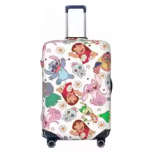 Cartoon Stitch disney Travel Luggage Cover Durable Suitcase Protector Washable Baggage Covers Fits