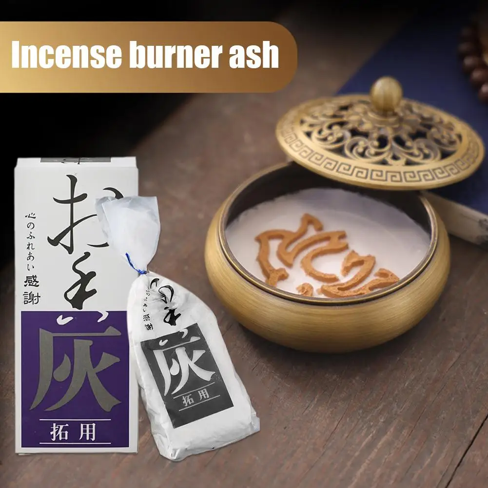 60g Natural Incense Powder Buried Charcoal Incense Ash Plate Incense Sandalwood Household Incense Burner Ash For Incense Bu B8H0