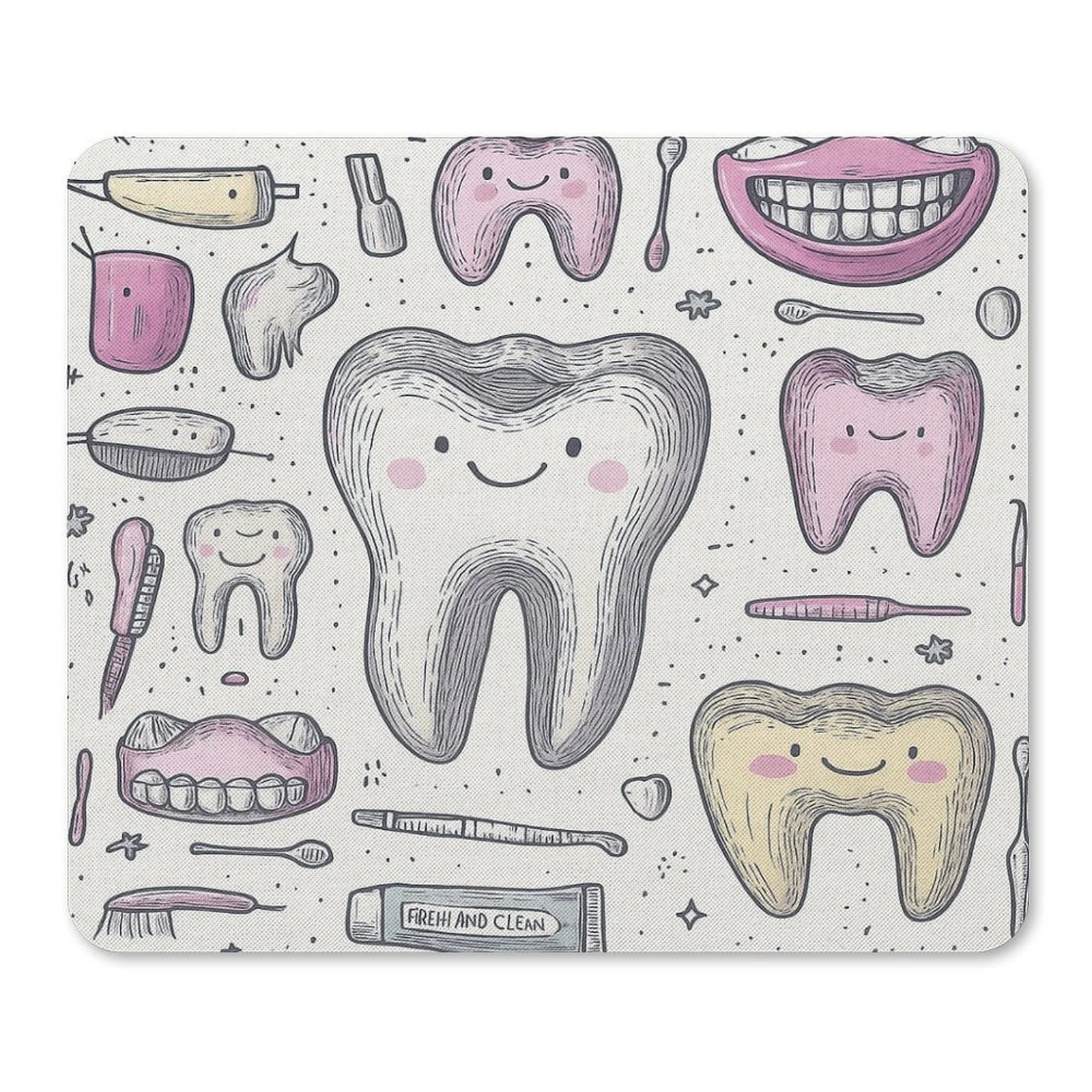 

Набор для ухода за зубами специально разработан для ковриков для мыши. Изготовлен из противоскольжения и резины, подходит для офиса и домашнего использования.