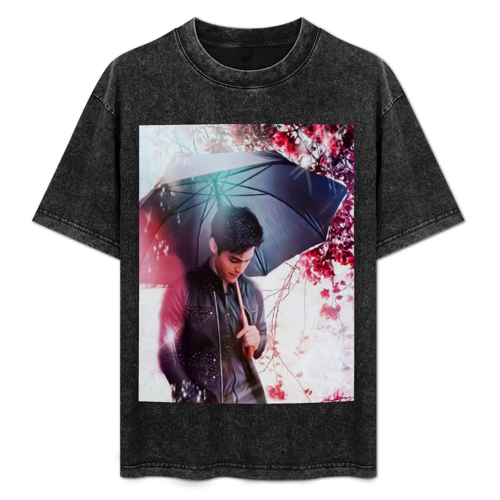 Matt Daddario umbrella T-Shirt anime customizeds cute clothes plus size men clothing