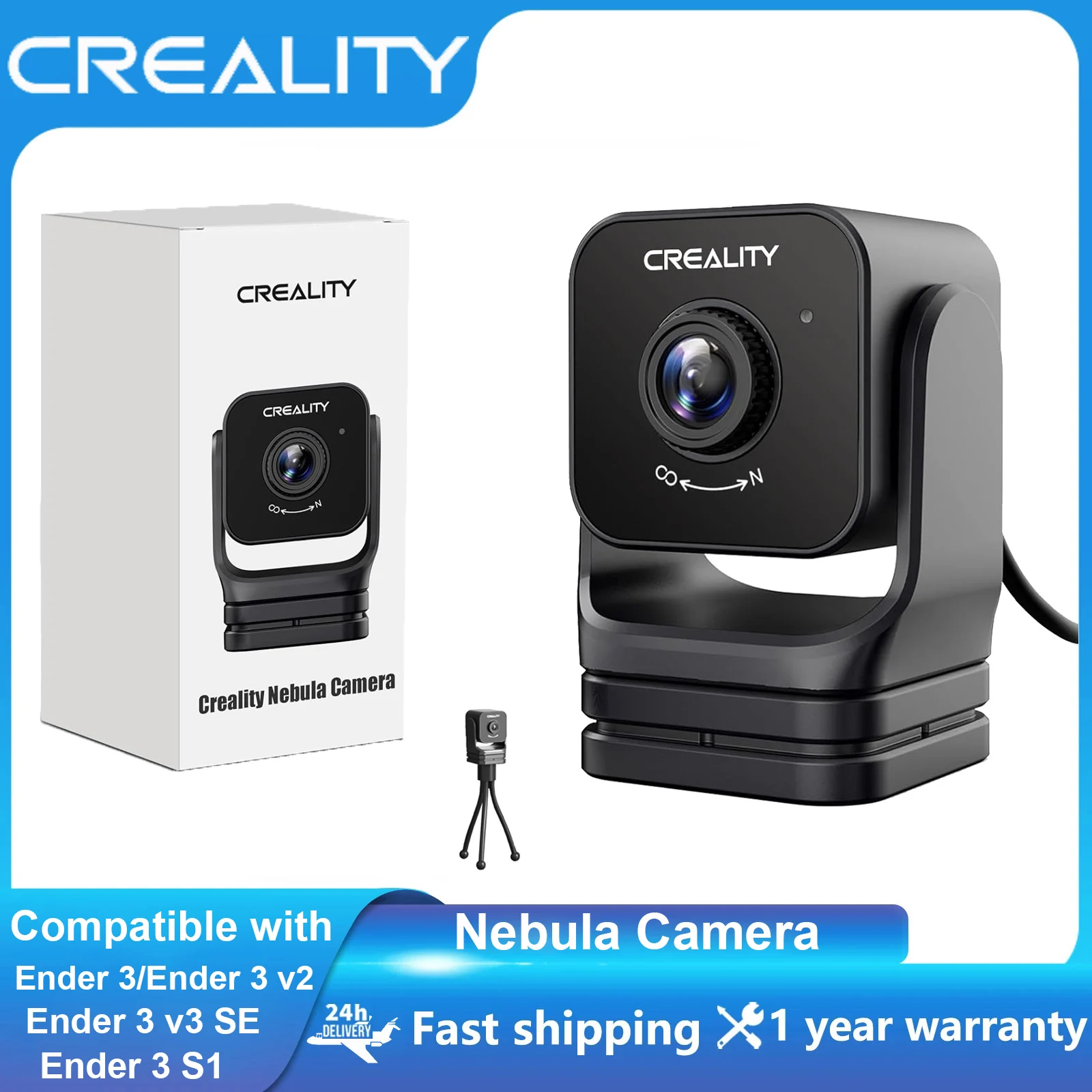 Creality Nebula Smart Kit Nebula Camera Precise Control  Remote Time-lapse Filming Monitoring Recording for Ender-3/3V2/NEO