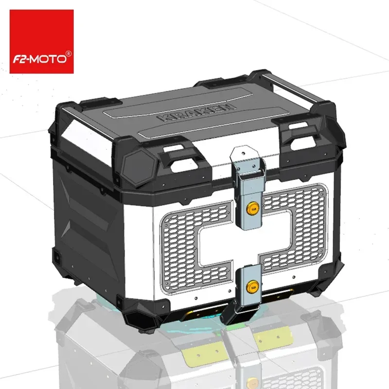 

High Quality 45L Aluminum Alloy Waterproof Top Box Premium Rear Tail Box for Storage and Lage New Motorcy