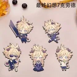 Ff7 Final Fantasy 7 Cloud Strife Cute Puppy Brooch Backpack Creative Decoration Kawaii Acrylic Badge Birthday Present