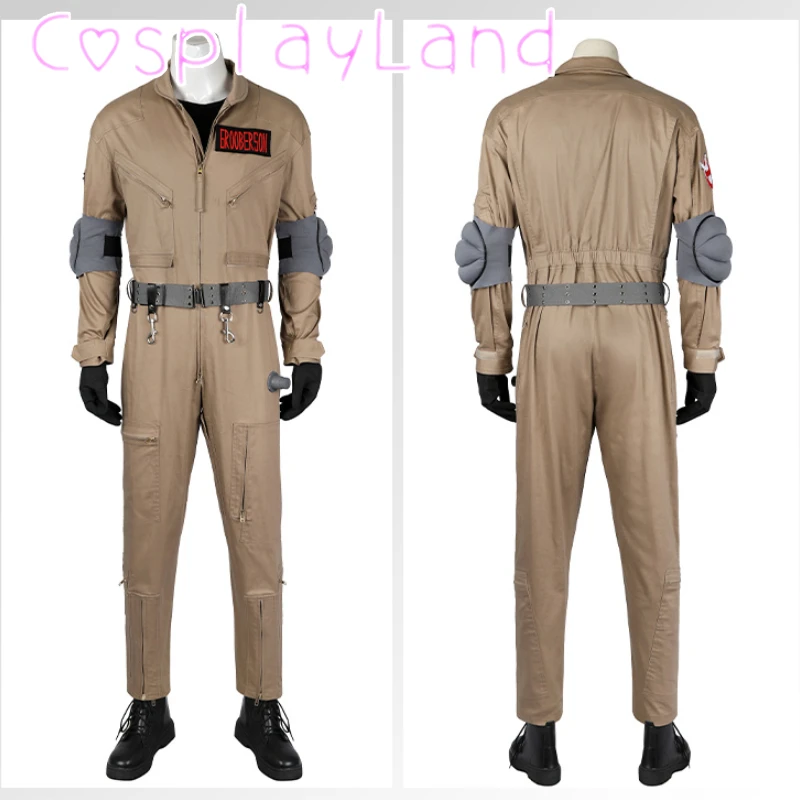 Gary Grooberson Cosplay Costume Ghostbusters Cosplay Men Battle Suit Disguise Uniform Outfit Full Halloween Carnival Costumes