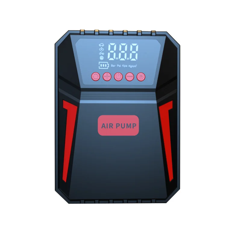 Portable multifunctional wireless air pump for home use, car, bicycle, and electric vehicle tires