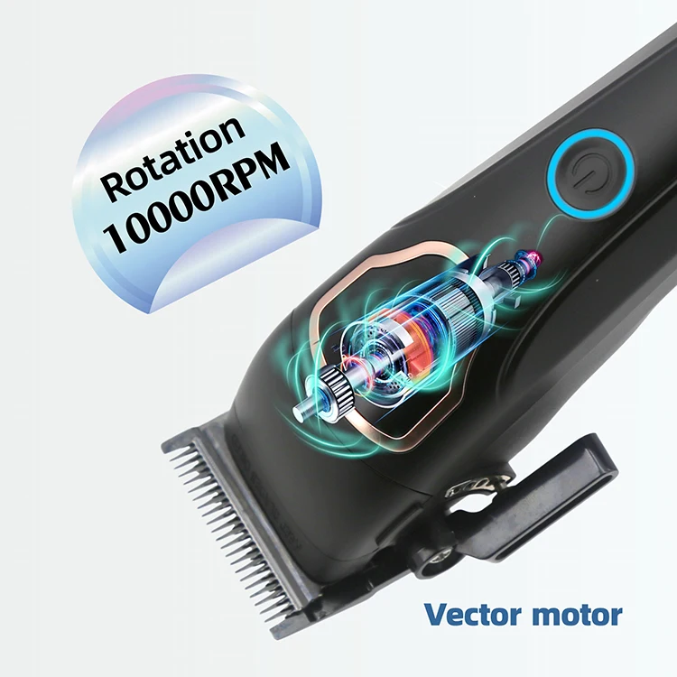 Tagliacapelli da barbiere elettrico senza fili per rasoio a lamina per tagliacapelli da uomo in vendita calda