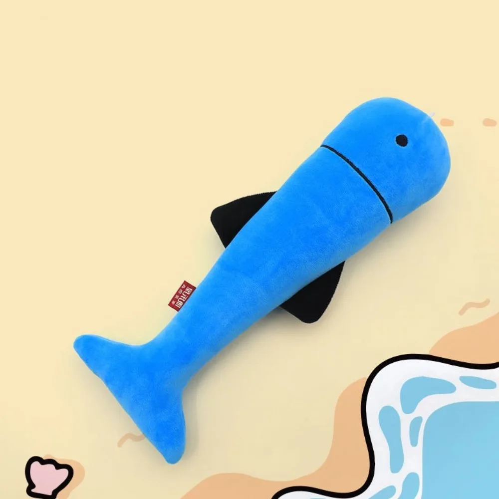 Cute Fish Hitting Hammer Stick Scratch Itch Meridian Slap Stick Plush Reduce Fatigue Knock Massage Tool Fitness