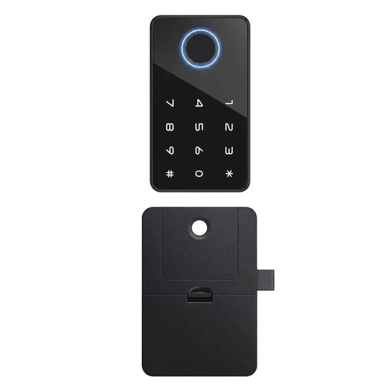 ABLJ RFID Card Enabled Smart Cabinet Lock Tuya Invisible Fingerprint Code Keyless Electronic Drawer Lock Drill-Free