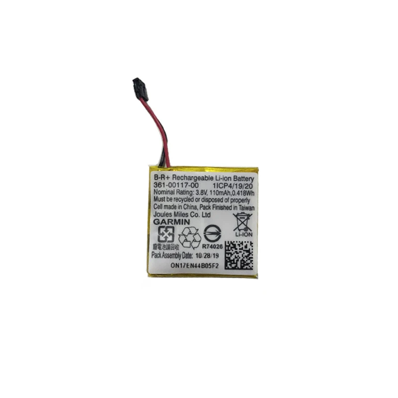 For GARMIN Forerunner 30 Rechargeable Battery Li-ion 361-00117-00 Part Replacement