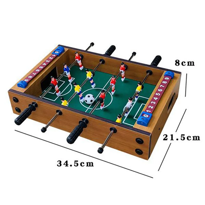 A04F-Mesa de fútbol para niños, mesa de madera, mesa de fútbol para interiores, esencial para acampar