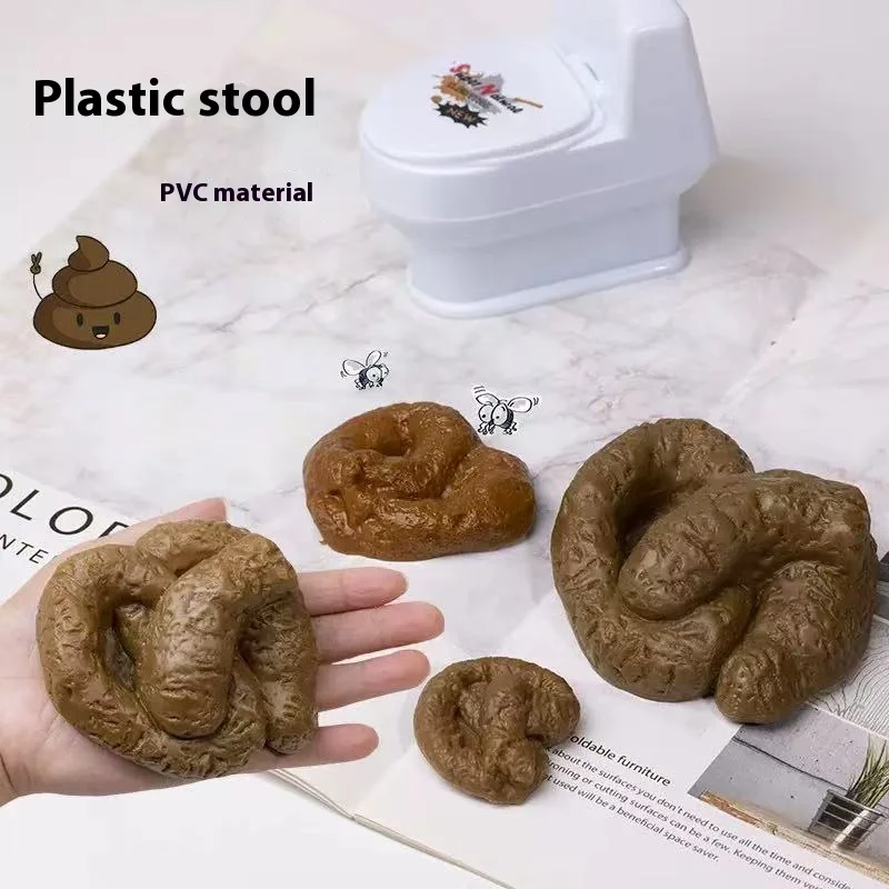 Fake Dog Poop Realistic Poop Soft April Fool's Day Ornament Joke Non-toxic Party Gift Toy Prank Safety Accessories