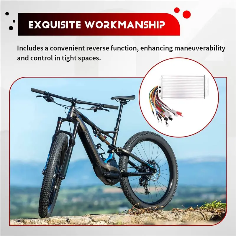 ABJO-2X For 48V 60V 64V 72V Systems 1500W Brushless Motor Controller With Reverse Function For Ebikes Scooters Motorcycles