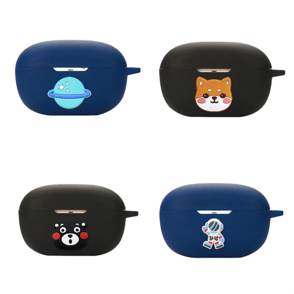 Cute Cartoon Planet Astronaut Wireless Bluetooth Earphone Protective Case for Anker Soundcore Life A3i Soft Silicone Cover