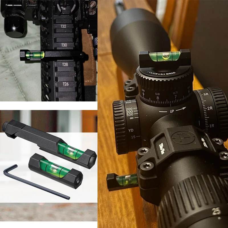 

CVLIFE Scope Leveling Kit Picatinny Rail Level and Magnetic Scope Level Optic Scope High Precision Anti-Tilt Leveling Tool