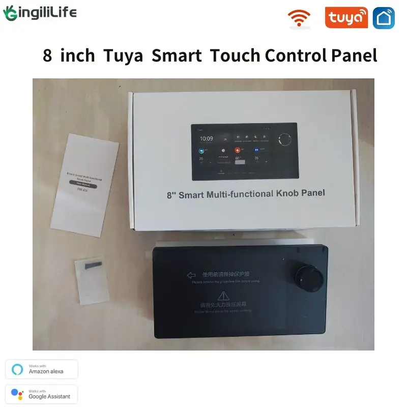 Imagem -06 - Tuya-painel de Controle de Toque para Casa Inteligente Interruptor Inteligente Smart Touch Screen Inteligência Interruptor Tuya Interruptor Rotativo Pol