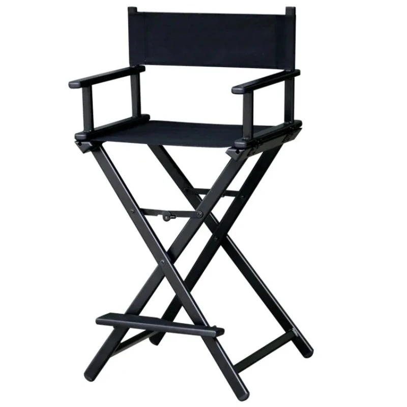 Elegant High Aluminum Beach Chairs Frame Makeup Artist Director Foldable Lightweight Portable Folding Makeup Outdoor Furniture