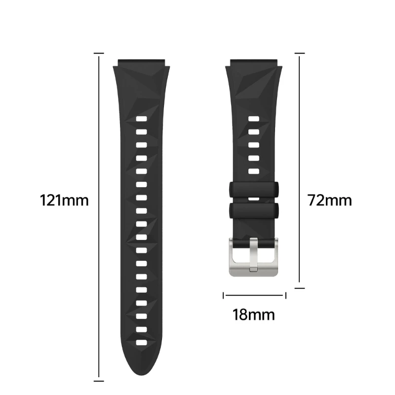 Силиконовый ремешок для часов, кнопка, быстросъемные мягкие удобные ремешки, дизайн унисекс для часов OPPO X2, мини-умные часы
